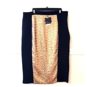 ASOS CURVE sequined pencil skirt